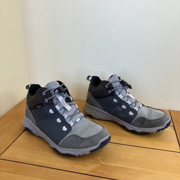Teva Kids Canyonview Mid Hiking Boots Waterproof Shoes Unisex Grey Youth Size 2 - Picture 5 of 10